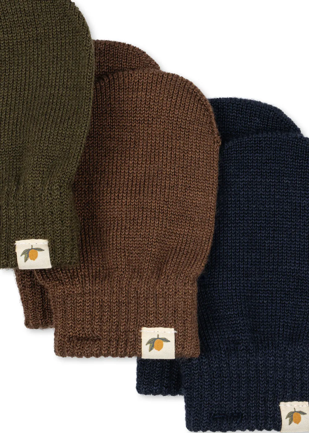 Konges Sløjd Filla wanten forest mix 3-pack wolmix