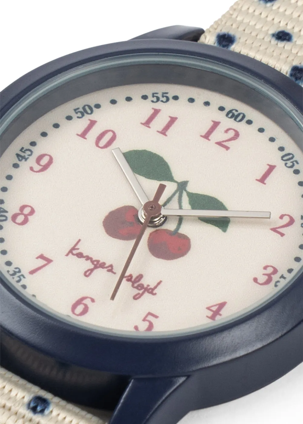 Konges Sløjd Kinderhorloge Cherry Dot Verstelbaar