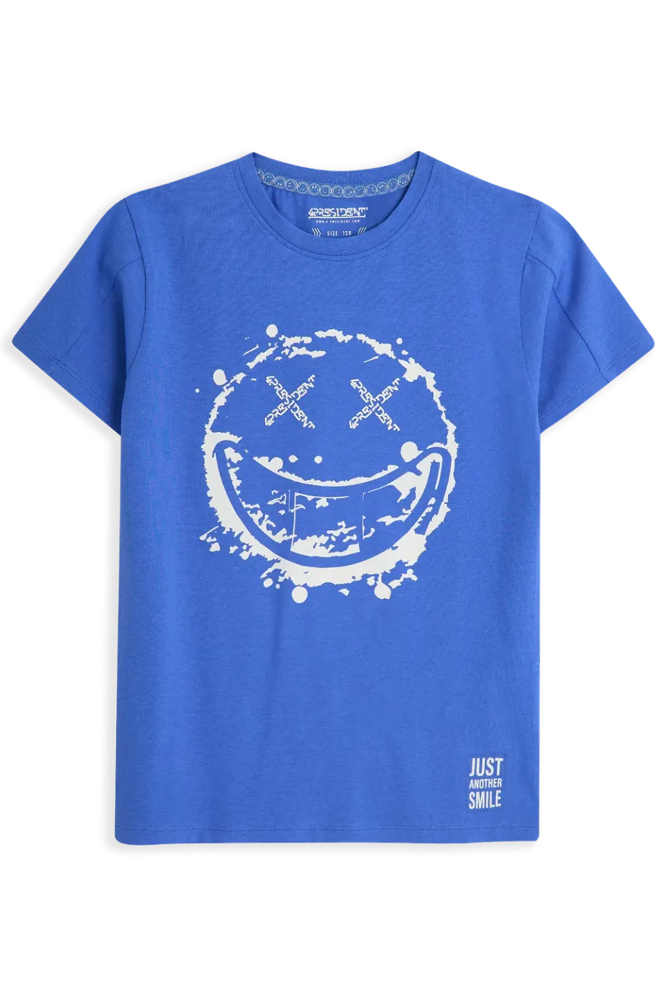 4President Palmer Blue t-shirt jongens smiley print