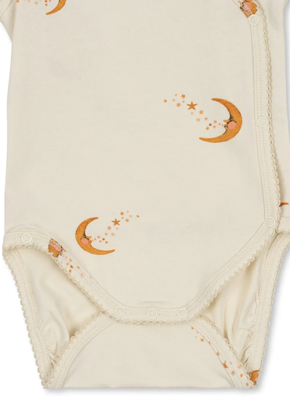 Konges Sløjd Basic newborn romper moon biokatoen