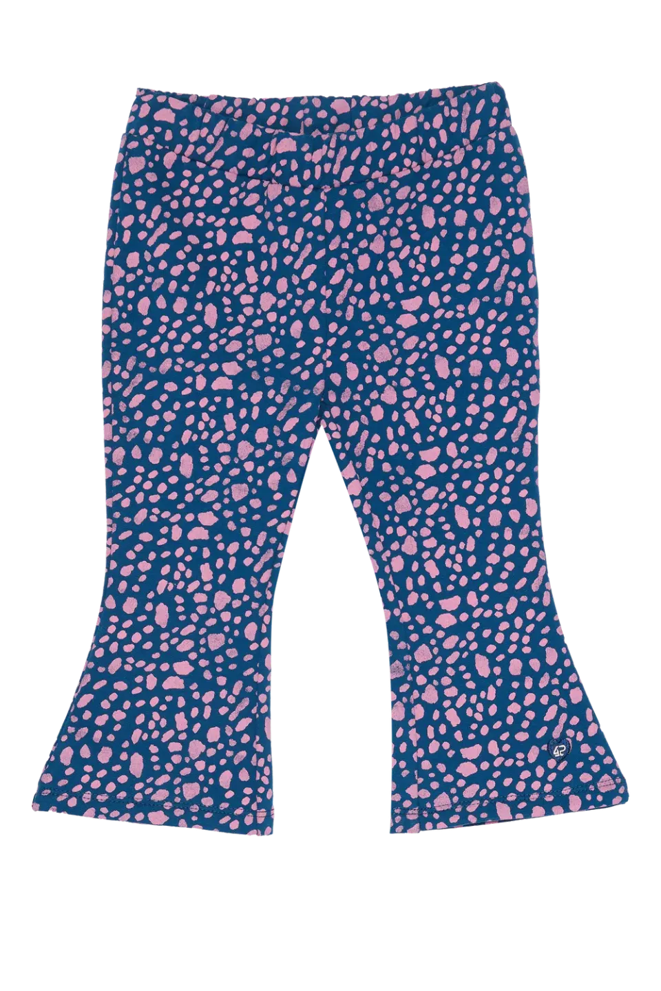 4President Bloem Blue legging meisjes print katoen