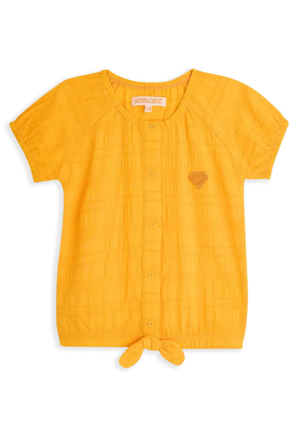4President Nonna T-shirt meisjes oranje licht zomer shirt