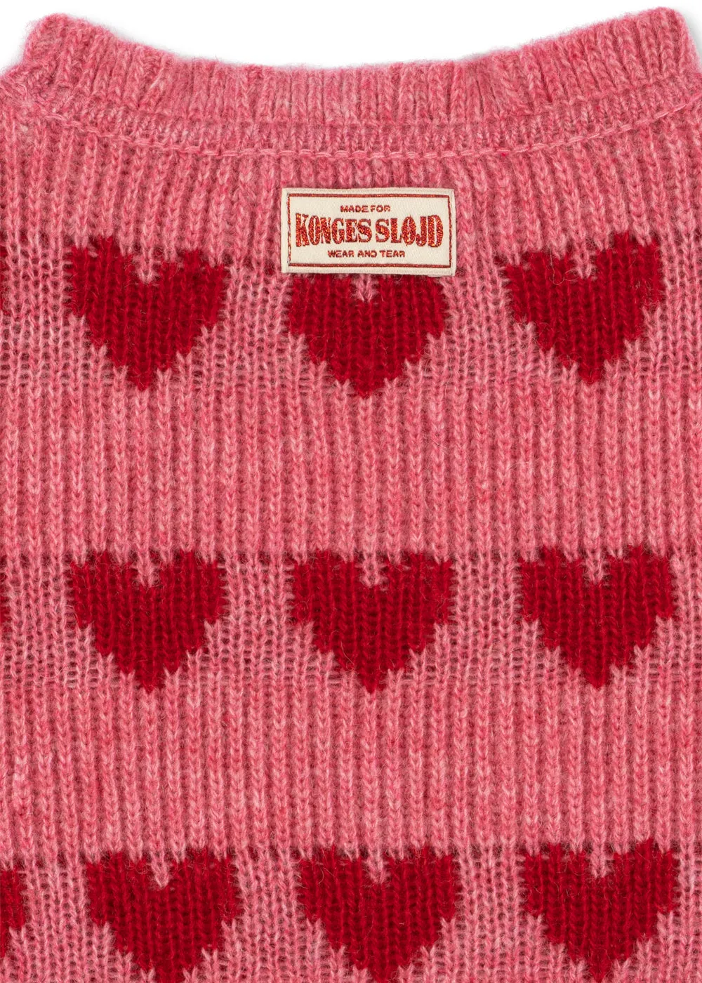 Konges Sløjd Laula sweater trui heart wolmix