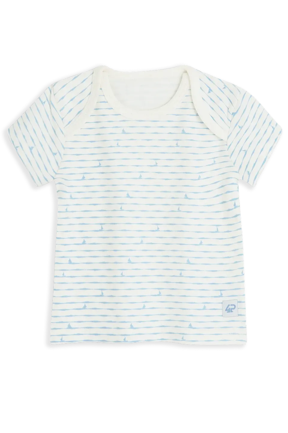 4PRESIDENT Yvan White T-shirt wit baby strepen
