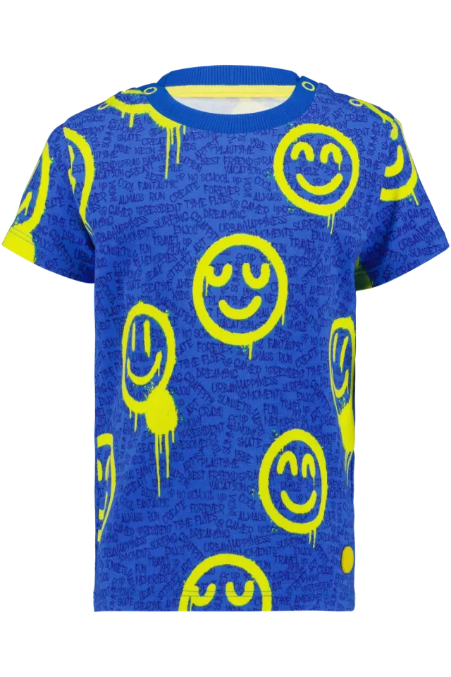 4President Edo Clematis Blue T-shirt jongens katoen
