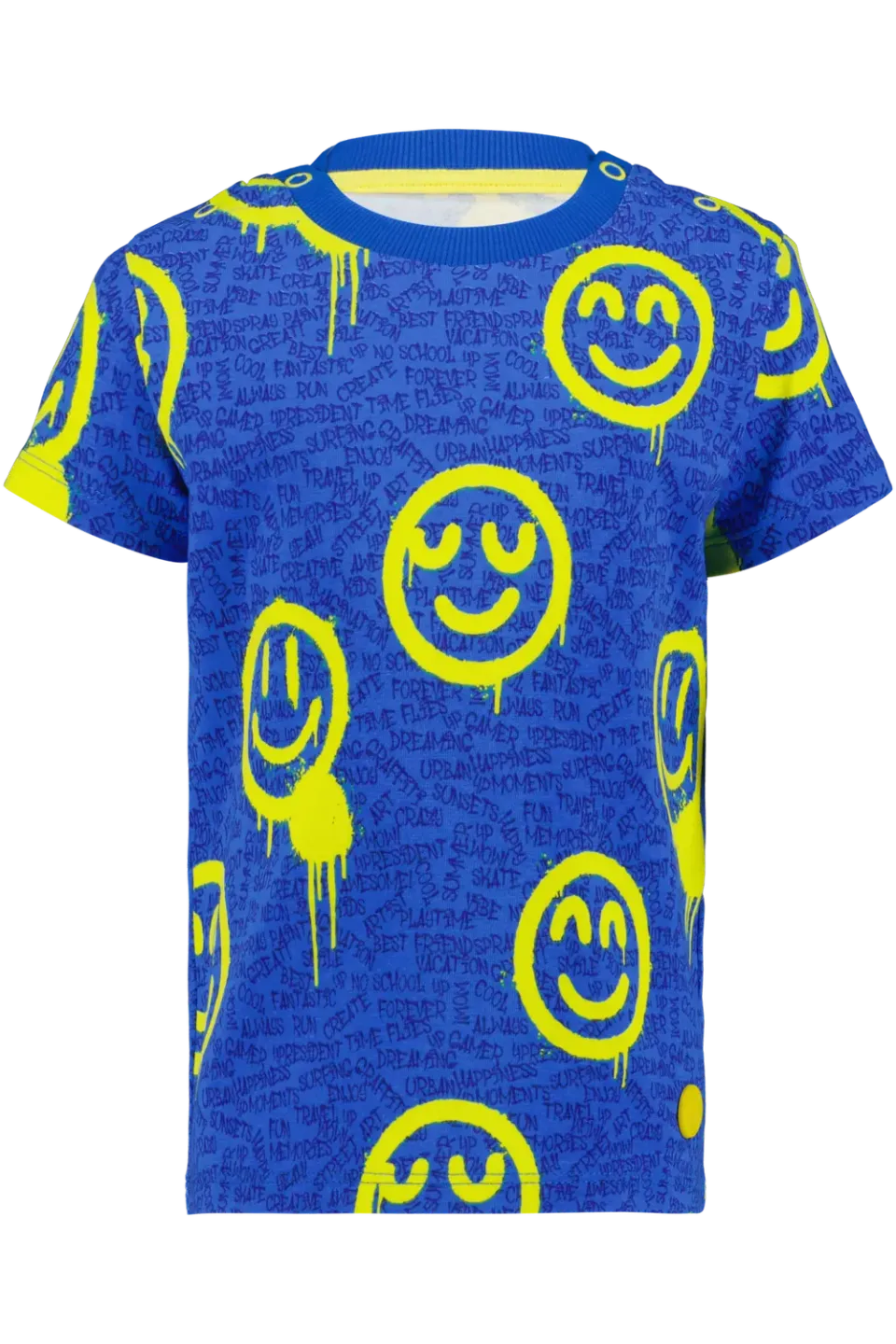 4President Edo Clematis Blue T-shirt jongens katoen