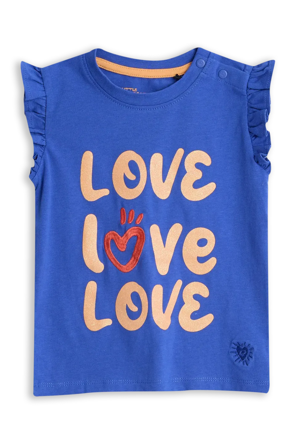 4PRESIDENT Coco Dazzling Blue T-shirt meisjes blauw katoen
