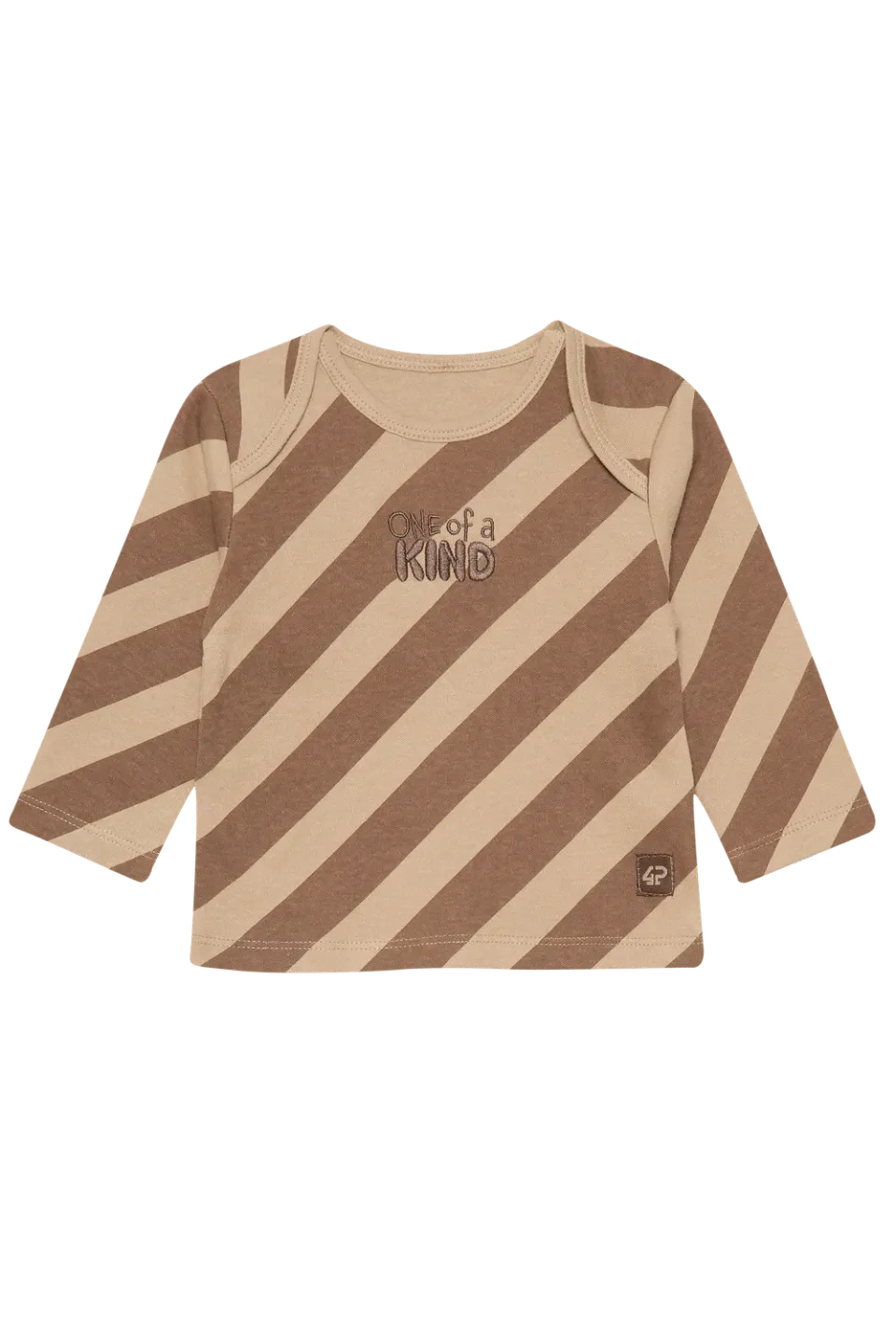 4PRESIDENT Zya Sand longsleeve baby envelophals