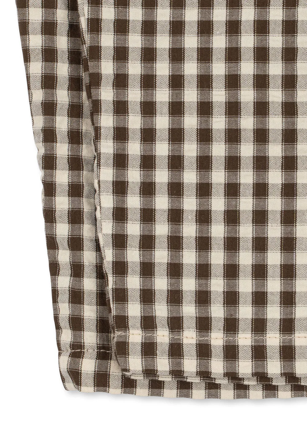 Konges Sløjd Kim broek choco check biokatoen