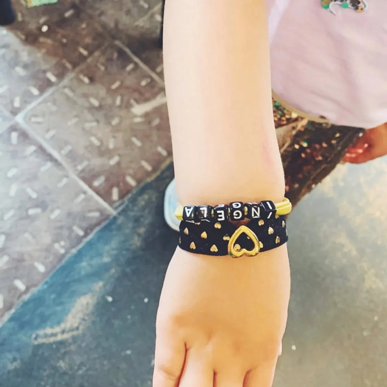 Soda Fashion naam armbandje kids verstelbaar cadeau