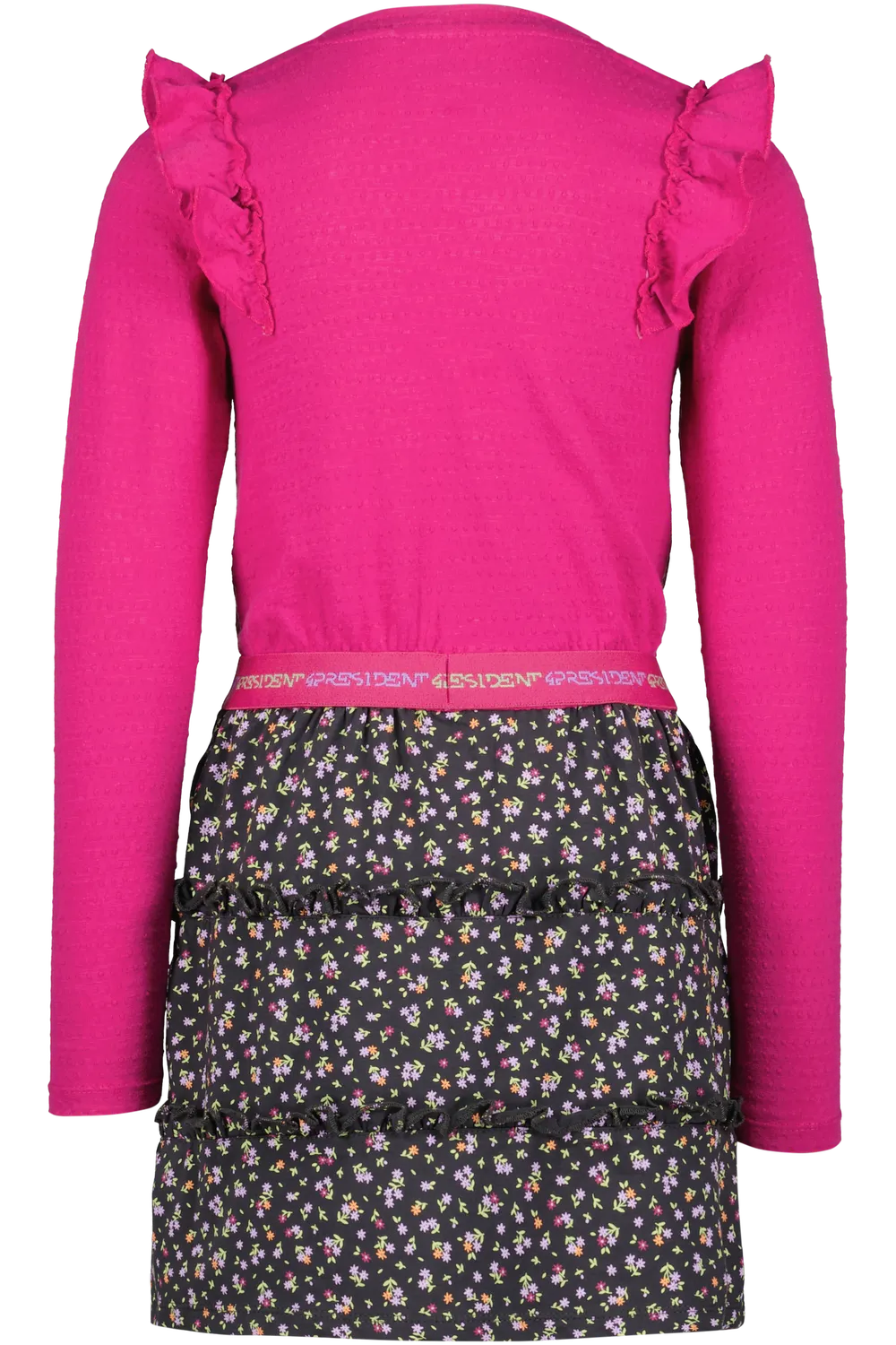 4PRESIDENT Myla jurk bloemenprint ruches meisjes