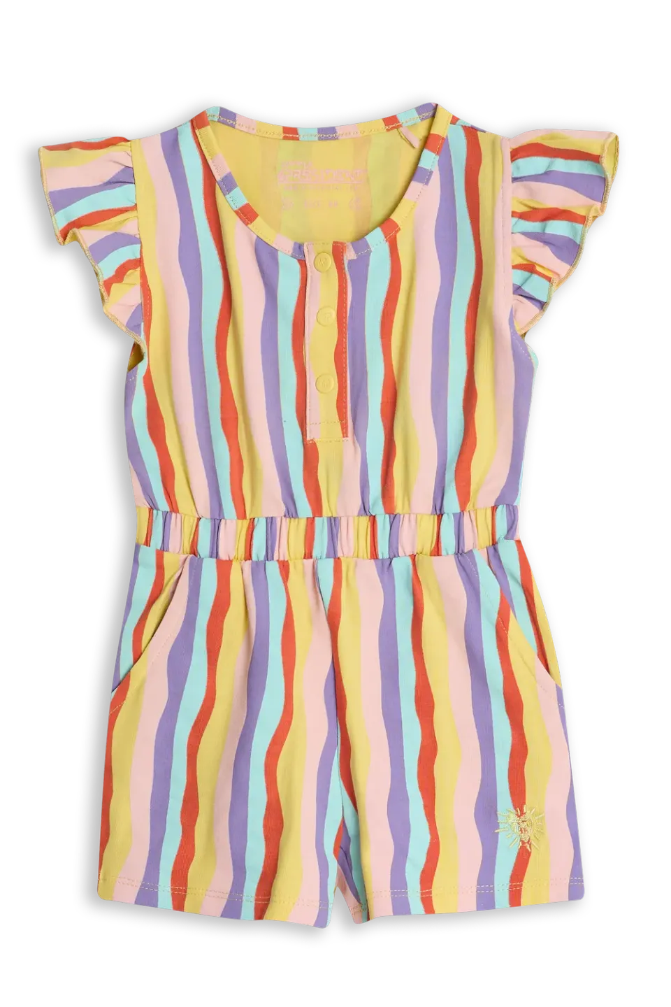 4PRESIDENT Dani Powder Pink playsuit meisjes katoen
