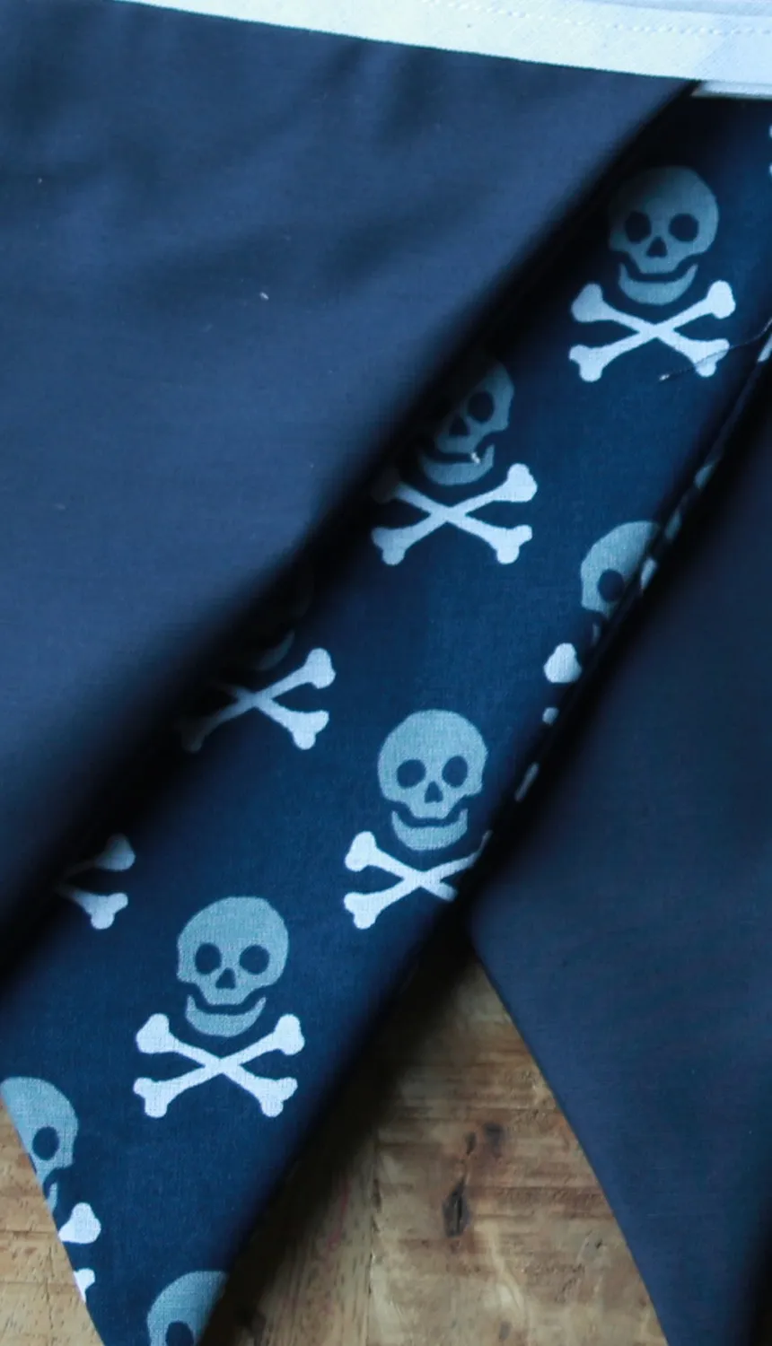 Een presentje Piratenpret vlaggenlijn 150 cm wit katoen