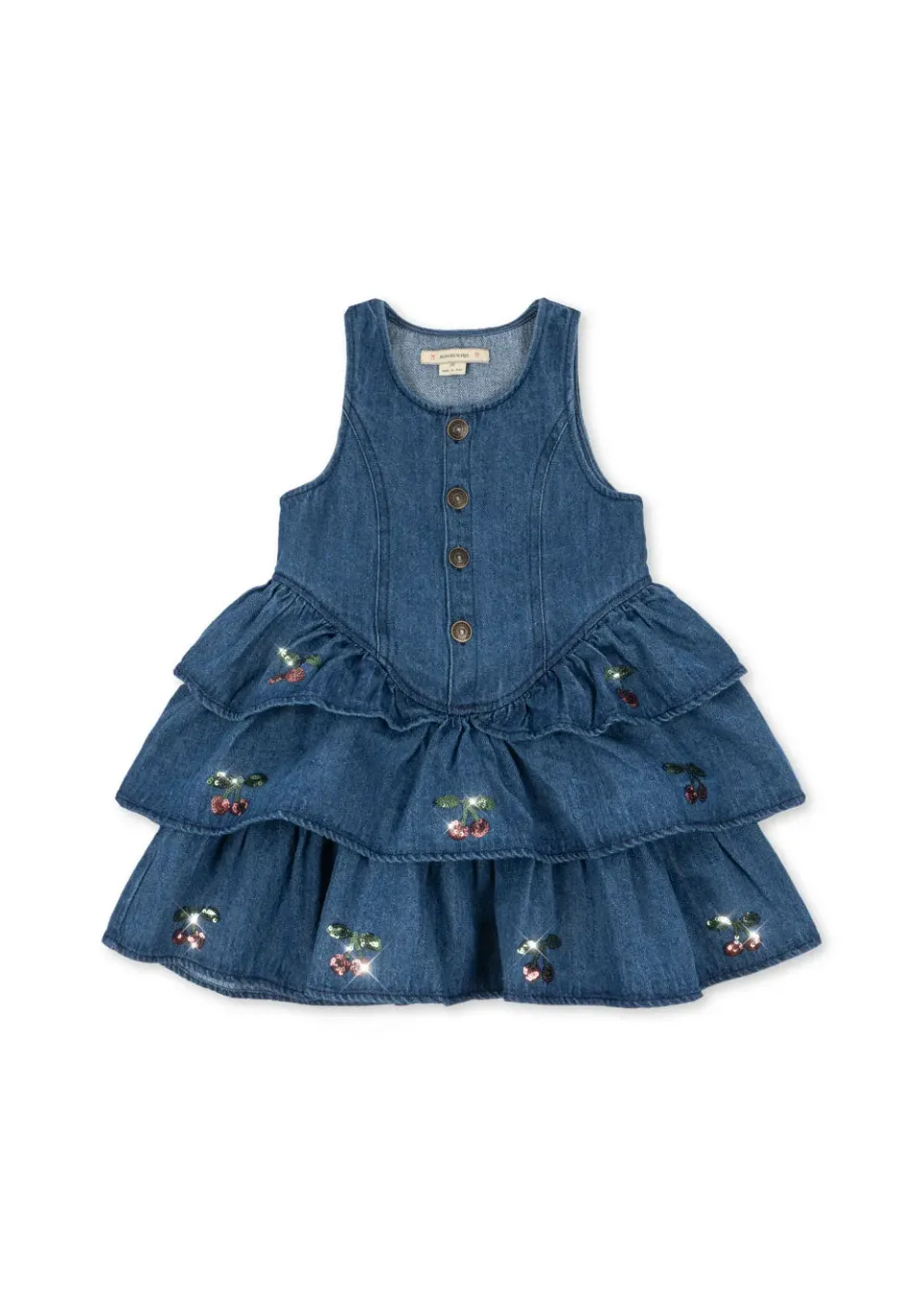 Konges Sløjd Elba Jurk denim blue biokatoen kersen