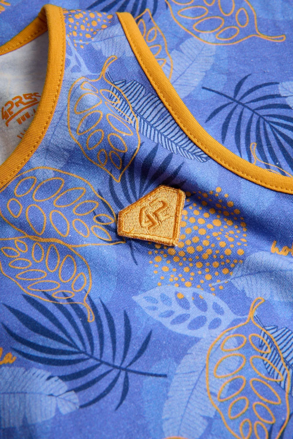 4President Nicia Aop Blue playsuit meisjes zakken