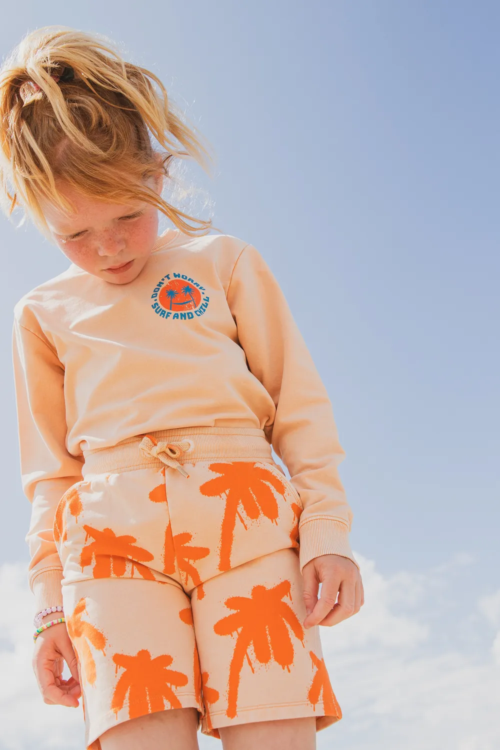4President Otto Orange short oranje palmprint 74