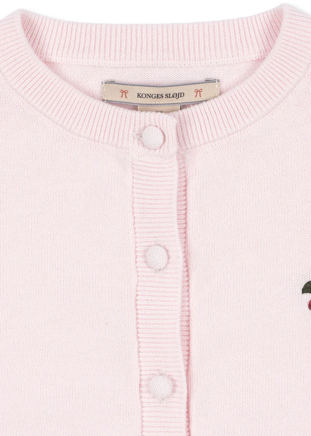 Konges Sløjd Cathy cardigan veiled rose katoen