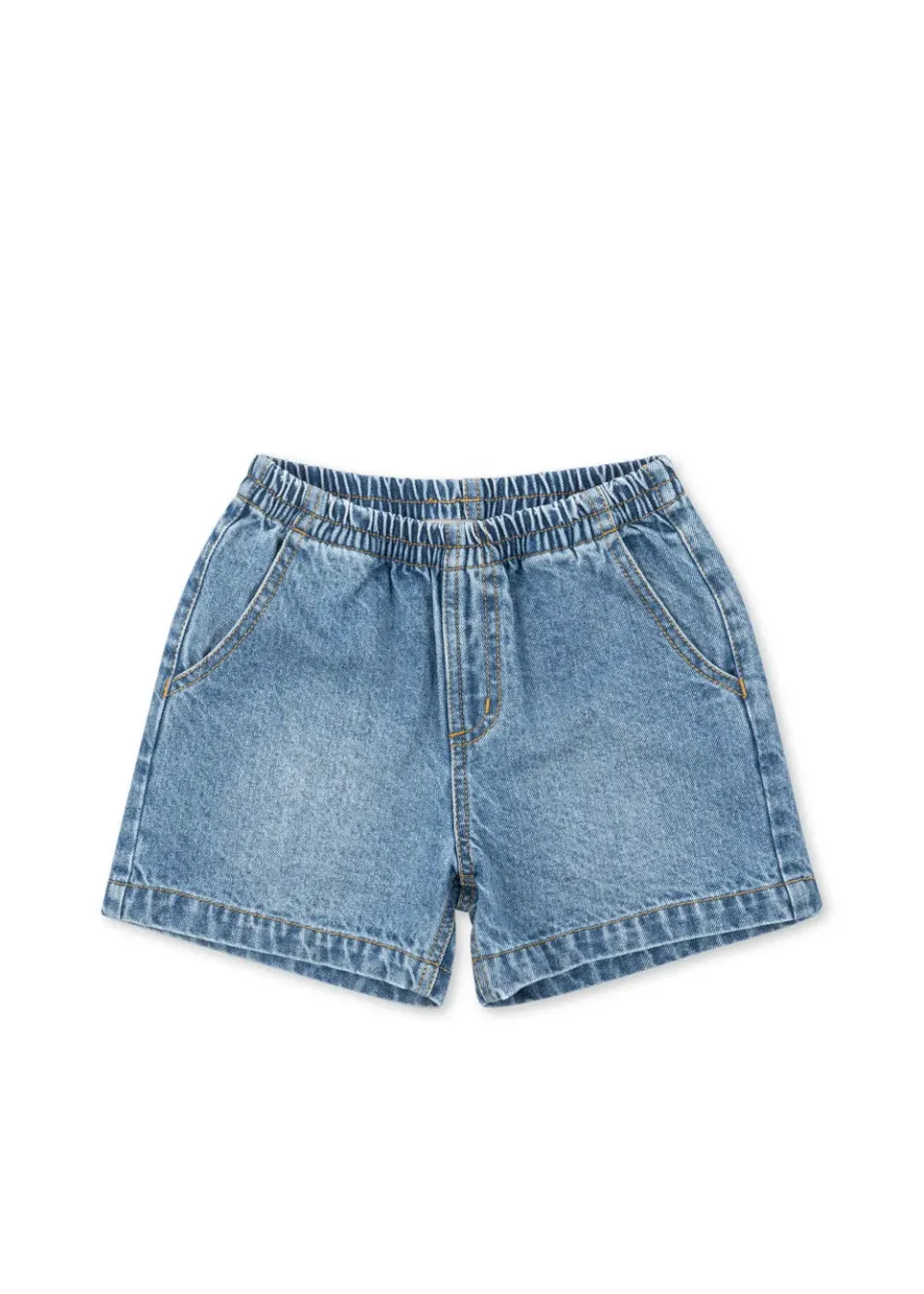 Konges Sløjd Magot korte broek denim blue biokatoen