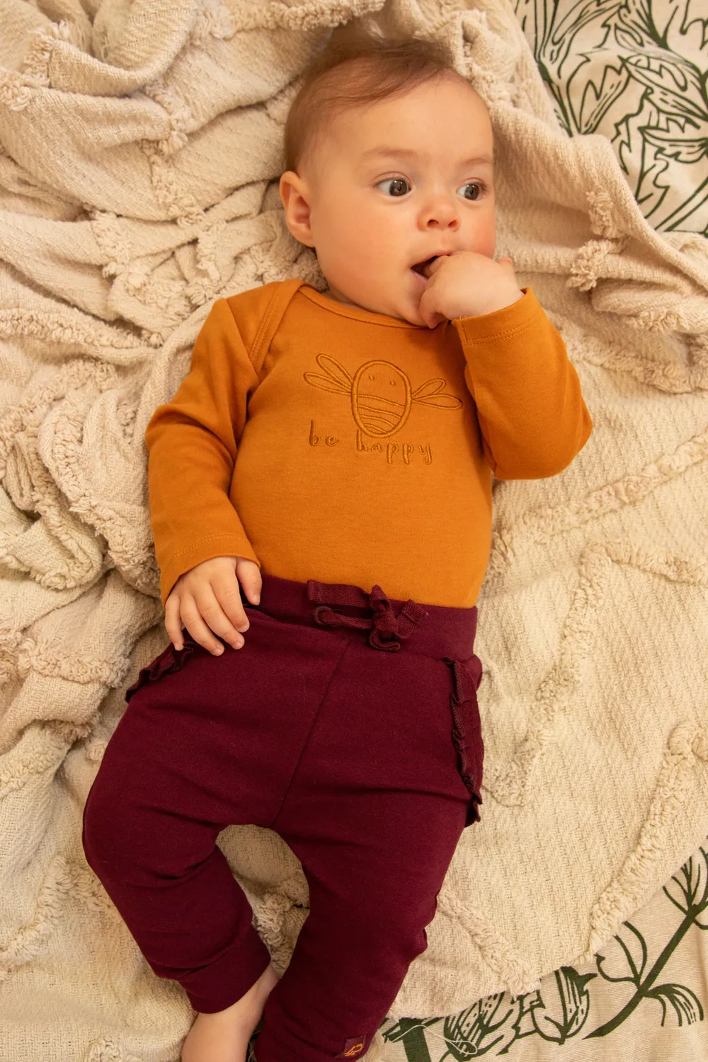 4President Jiya Winetasting babybroek meisjes katoen