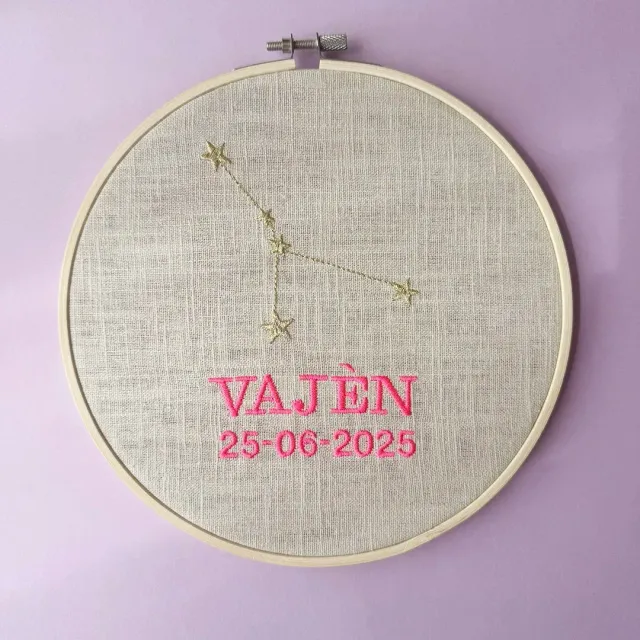 SODA FASHION Sterrenbeeld borduurring geboorte baby