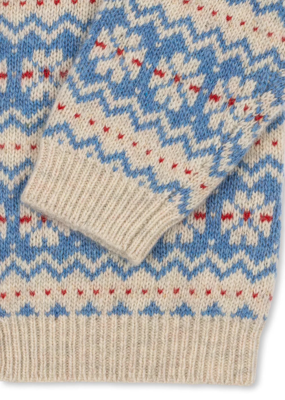 Konges Sløjd Billi cardigan blue multi wolmix