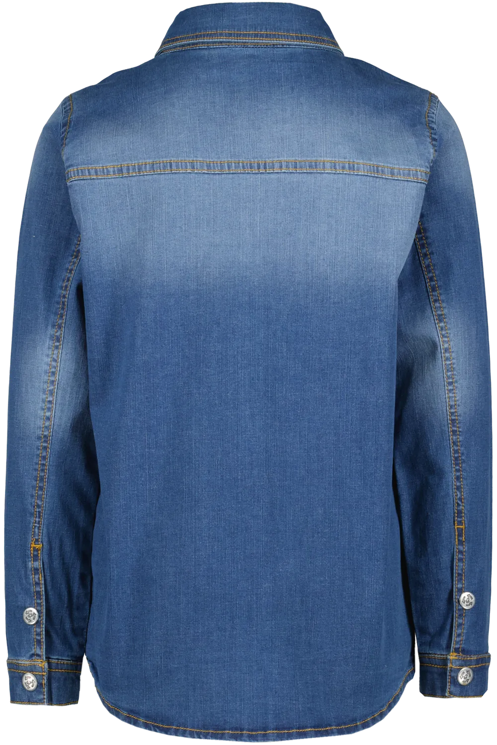 4President Hano Mid Blue overhemd jongens denim