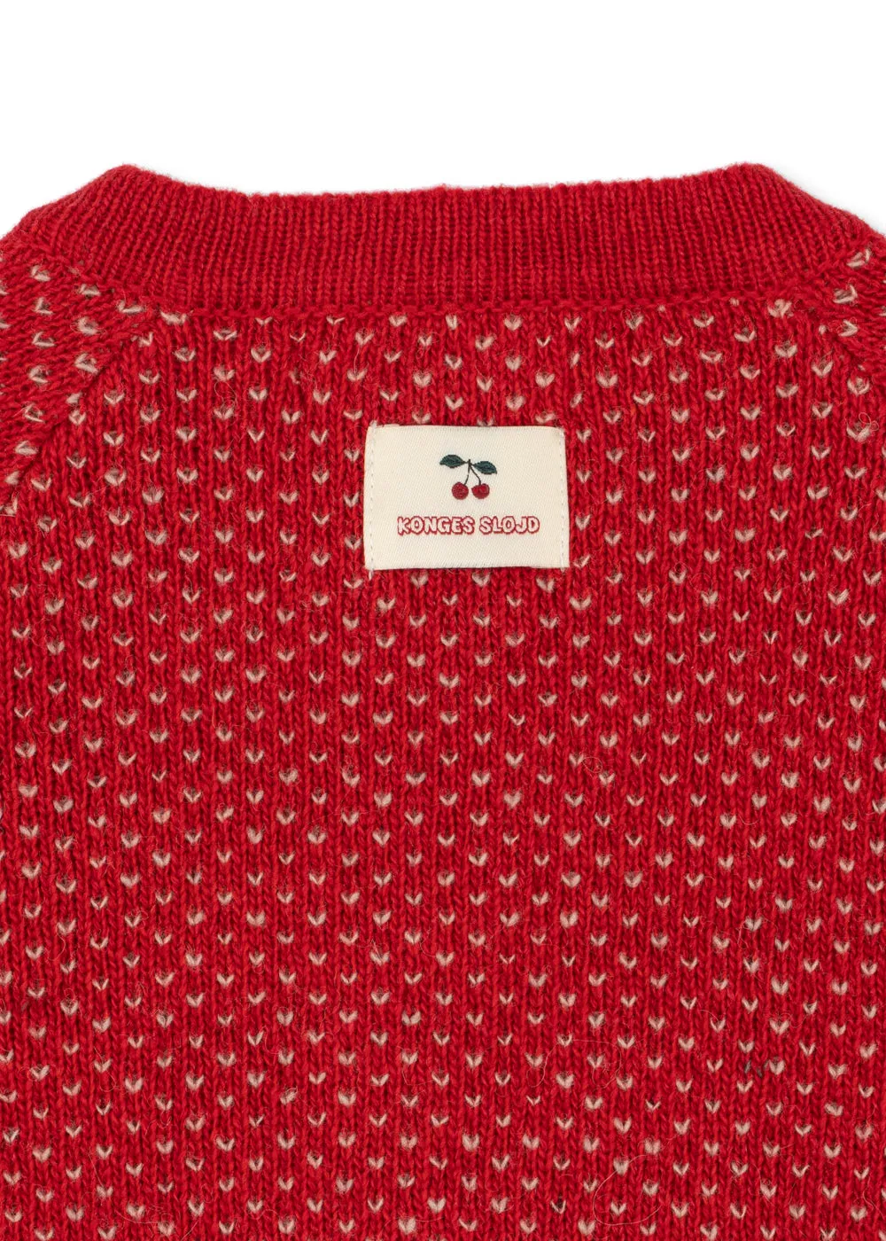 Konges Sløjd Belou Cardigan Cat Rouge Wollen Vest