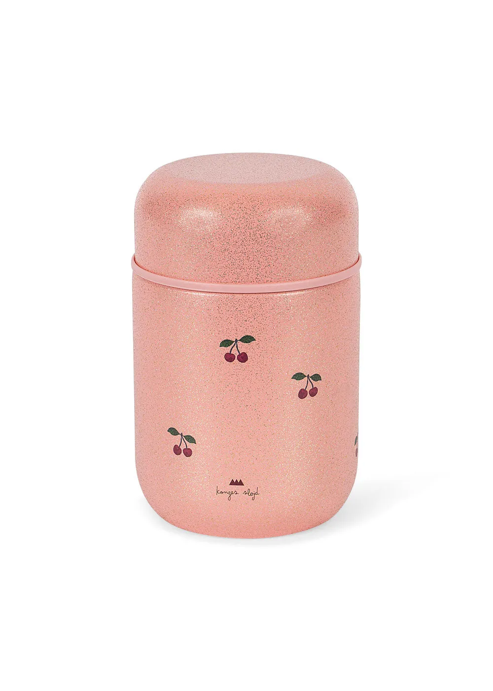 Konges Sløjd Glitter Thermo voedselpot cherry glitter
