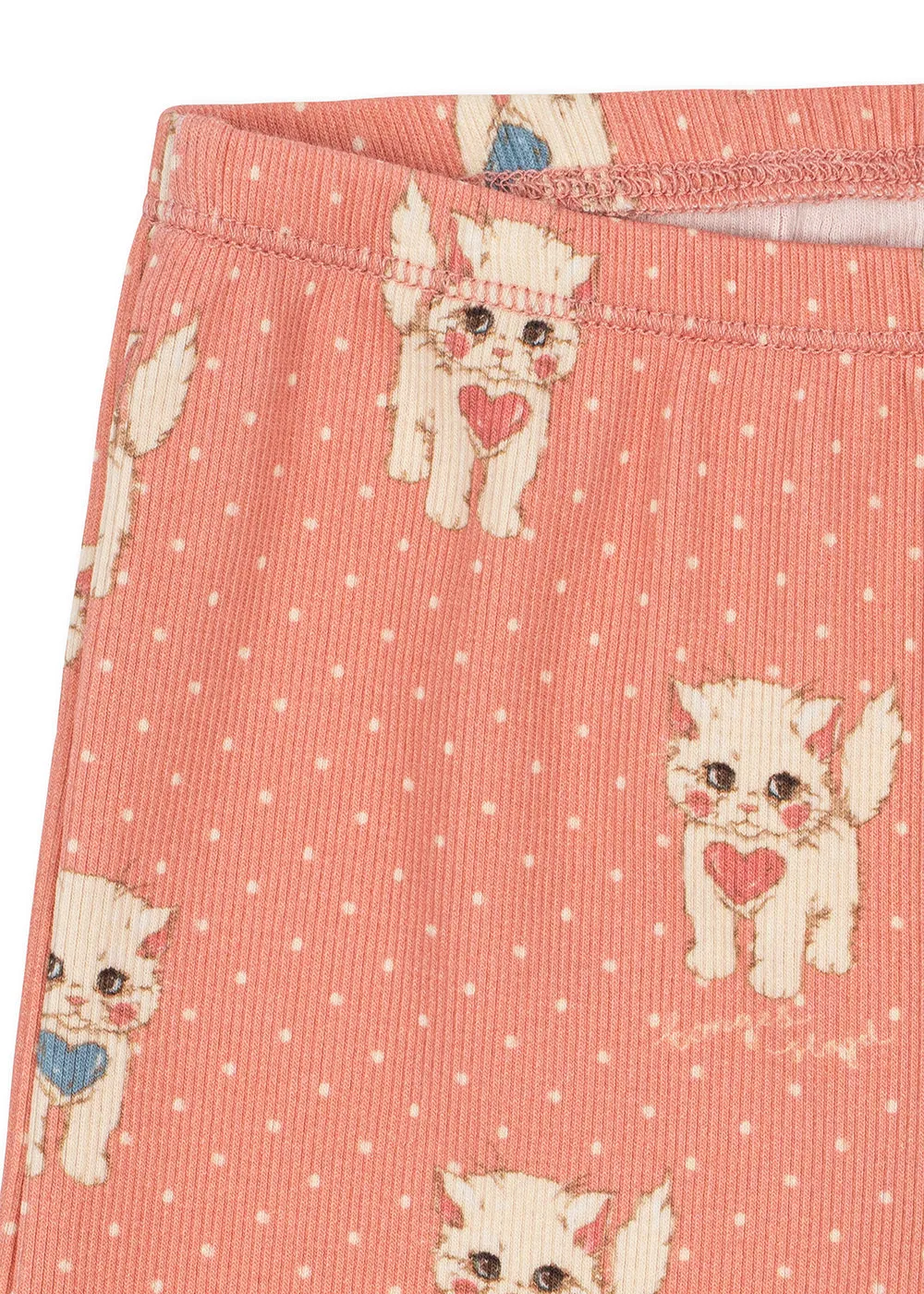 Konges Sløjd Ella broek ciao miao rose rib bio