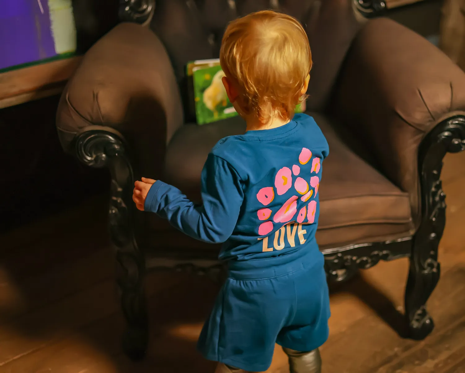 4PRESIDENT Bobbi Blue longsleeve meisjes katoen