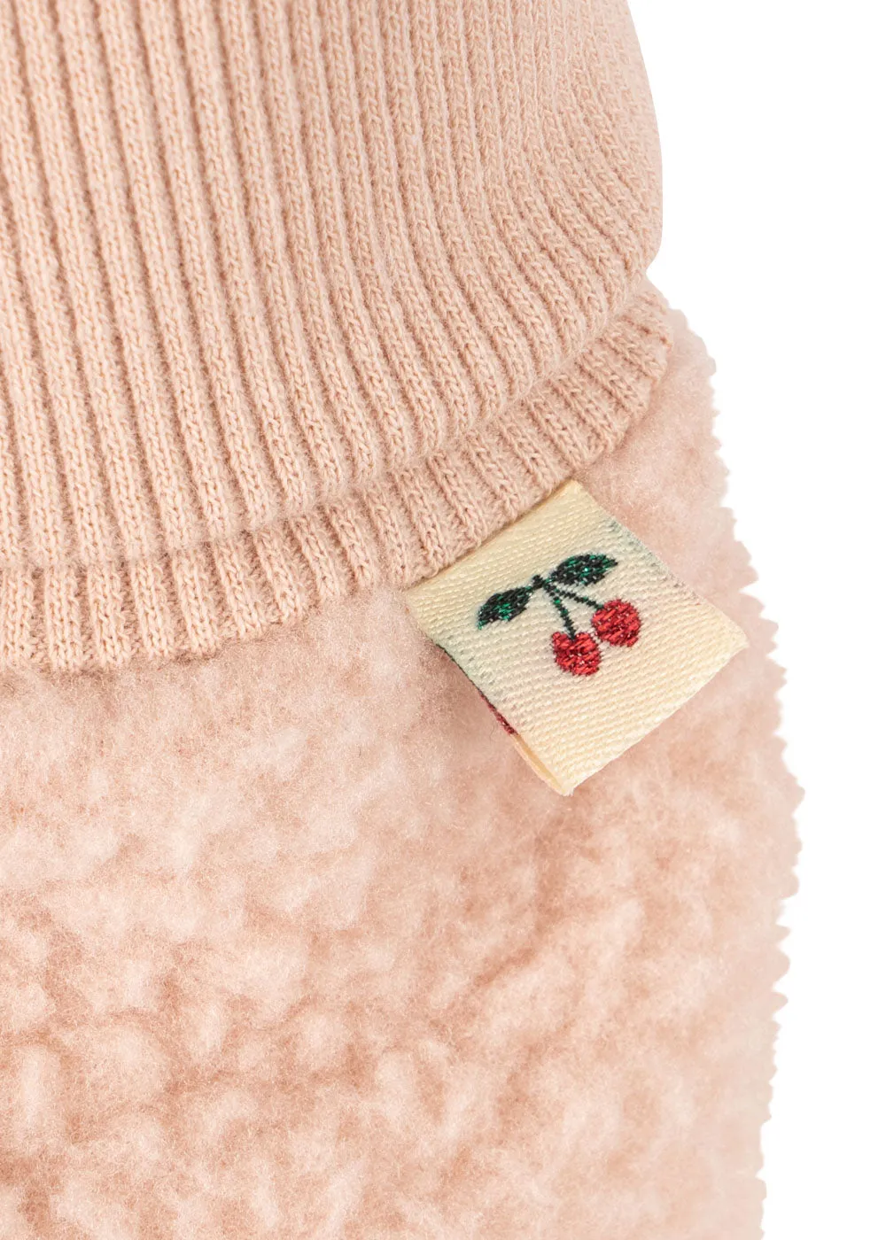 Konges Sløjd Safa babyslofjes rose smoke fleece