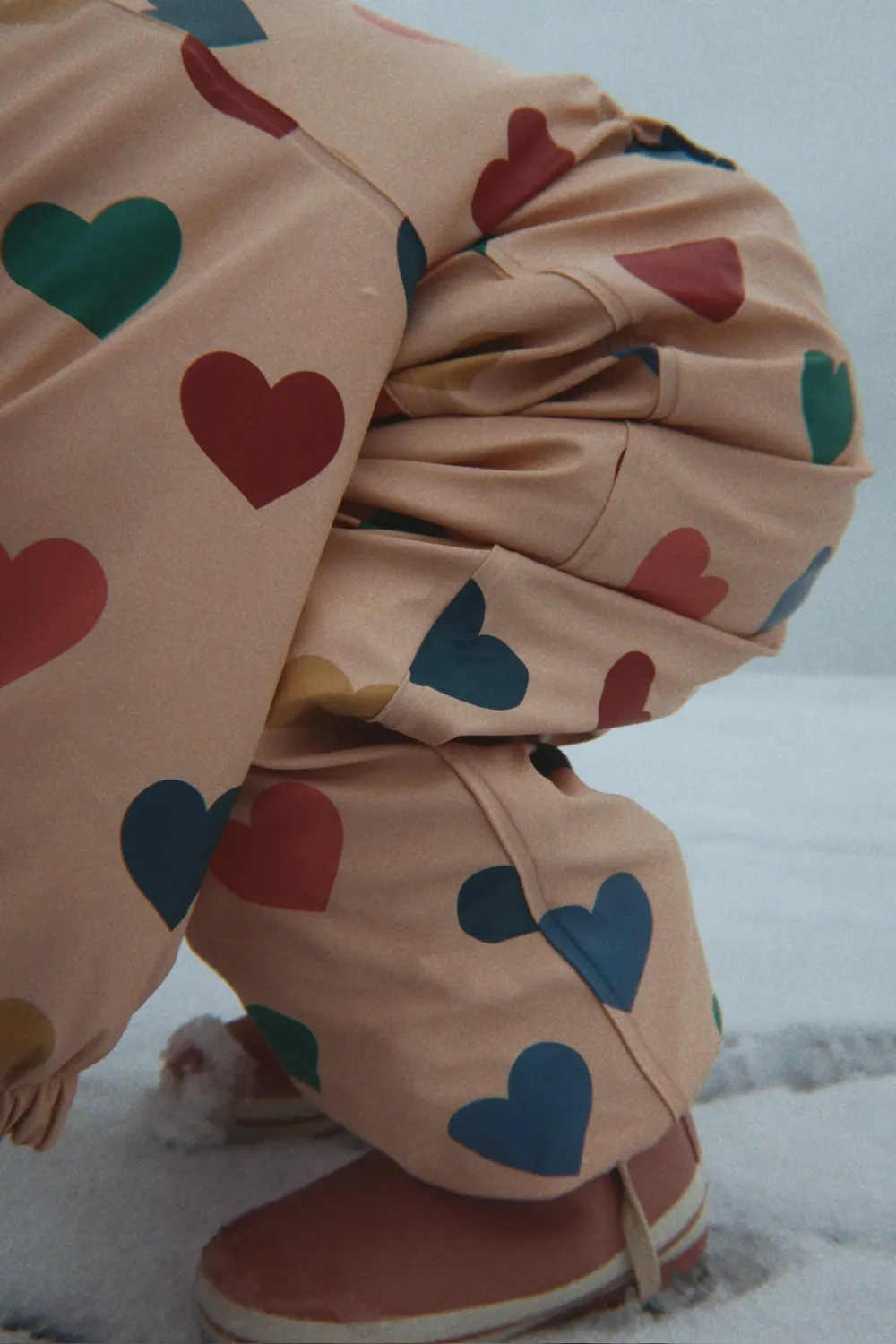 Konges Sløjd Rain sneeuwpak bon coeur coloré waterdicht