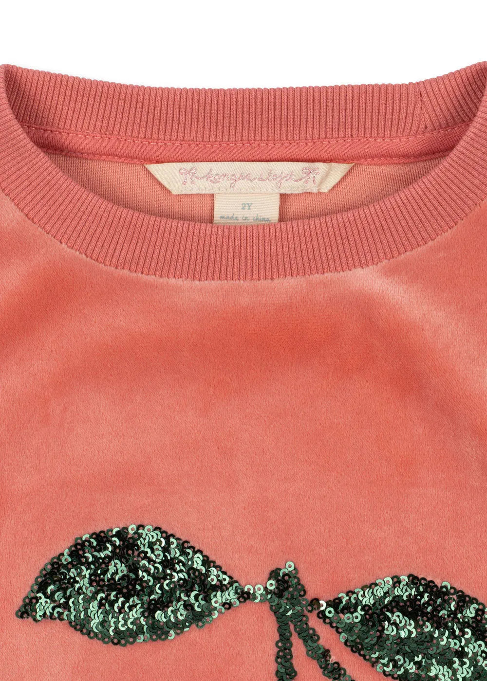 Konges Sløjd Venola sweater lantana fluweel pailletkers