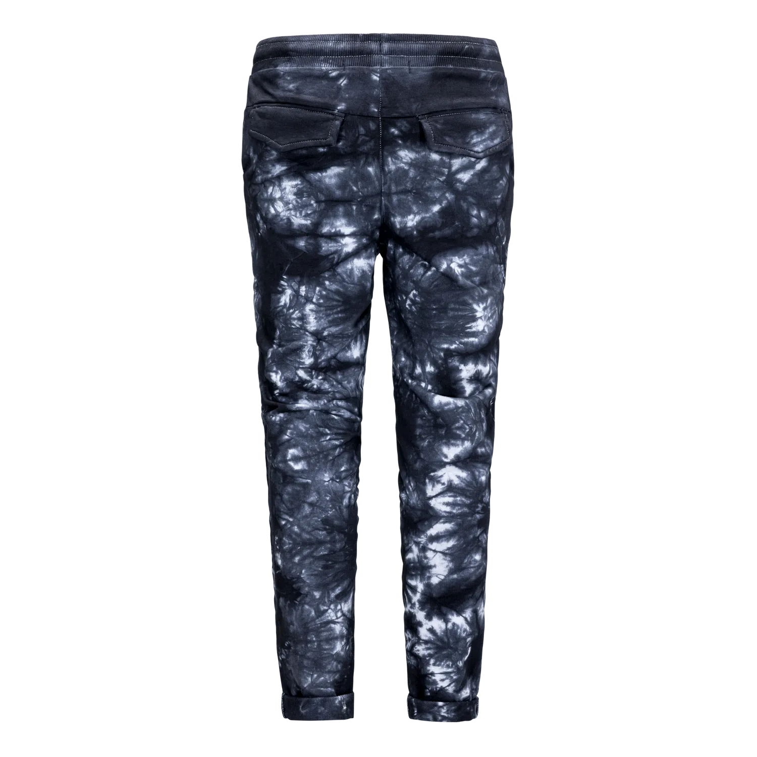4President Amir Black jongensjogger tie-dye katoen