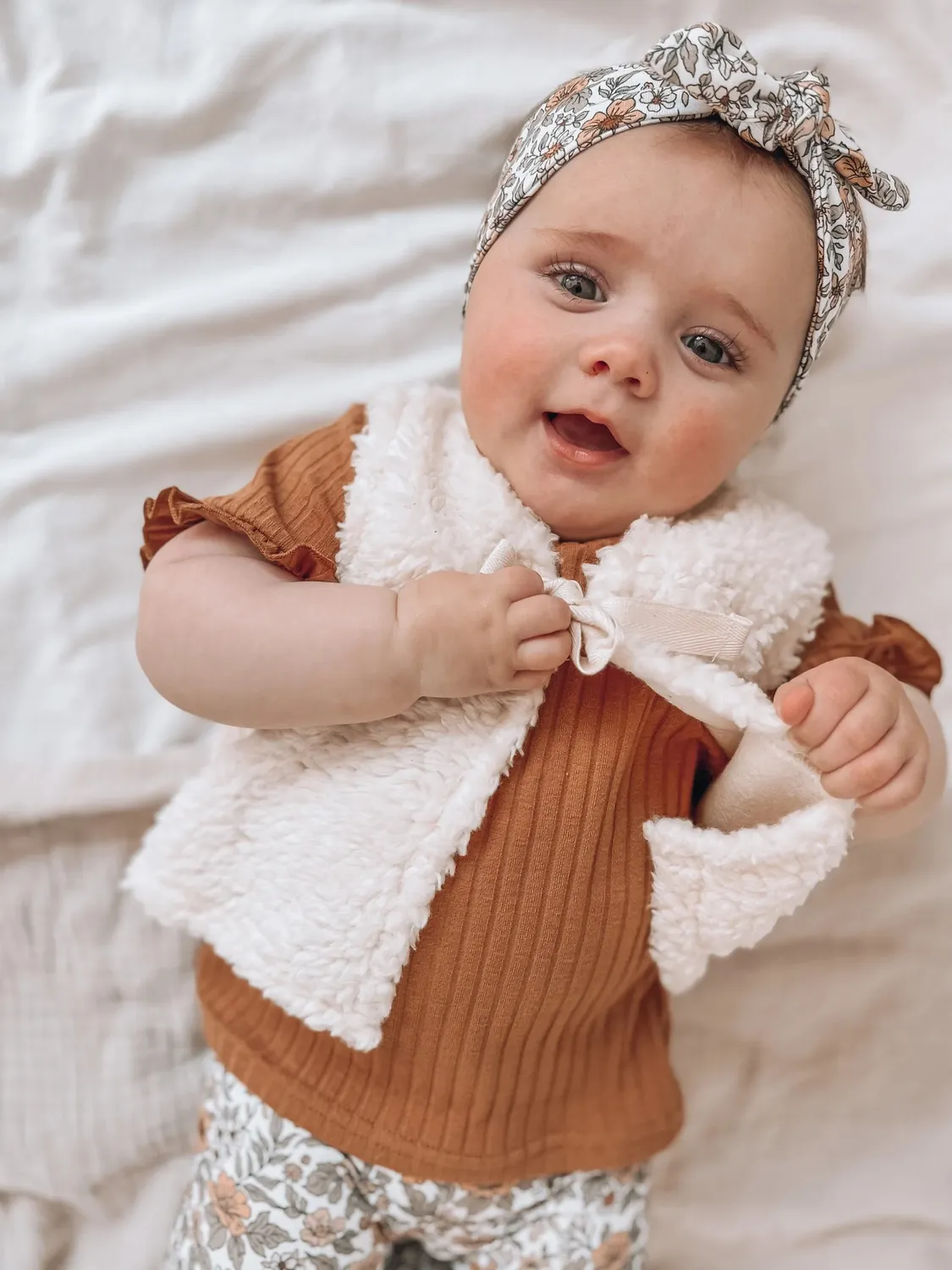 SODA FASHION Special Ruffle Brede Rib broekje camel