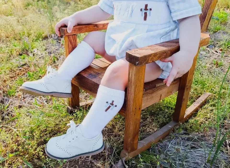 Busy Bee Smocks Cross Name Smocks Sokken jongen L 5-6