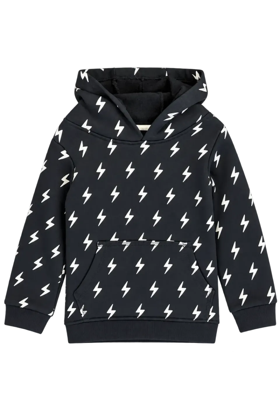 4President Kenny hoodie zwart bliksem katoen