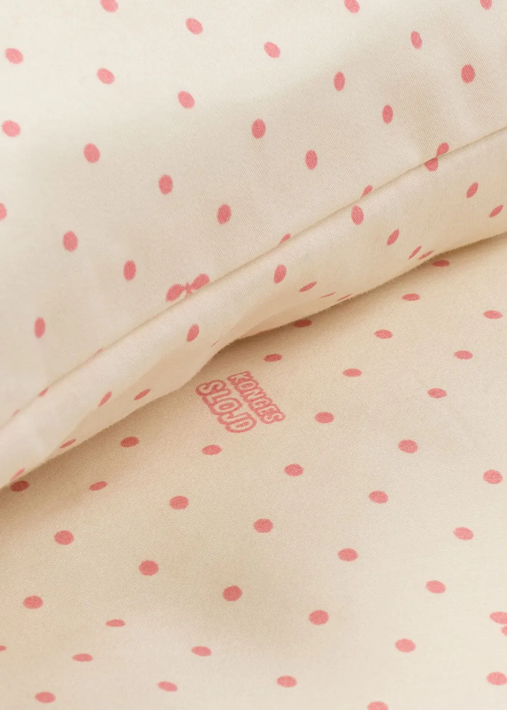 Konges Sløjd Junior beddengoed 100x140 cherry dot katoen