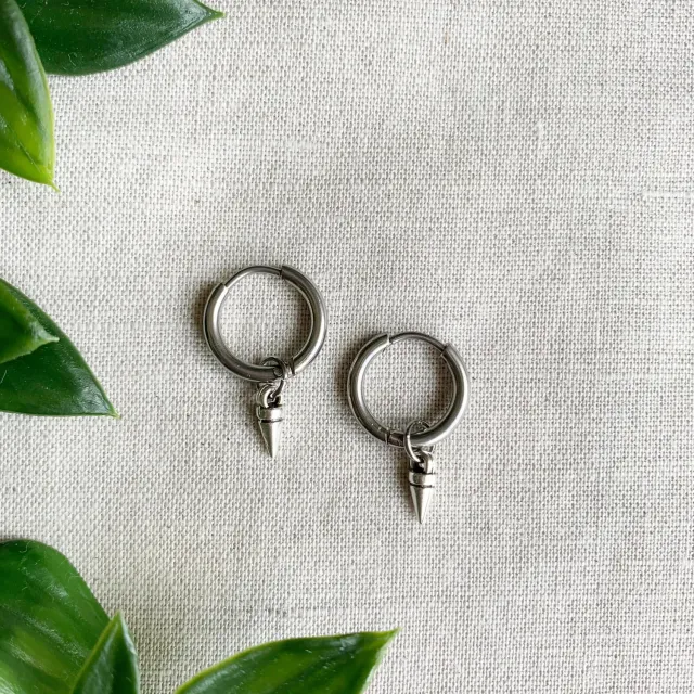 Soda Fashion Ibiza Spike oorbellen zilver