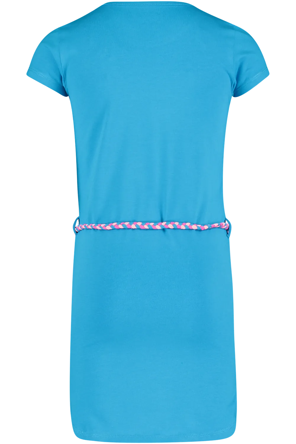 4PRESIDENT Davina meisjesjurk donker turquoise katoen