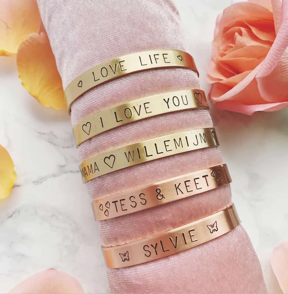 SODA FASHION Ibiza armband met eigentekst gepersonaliseerd