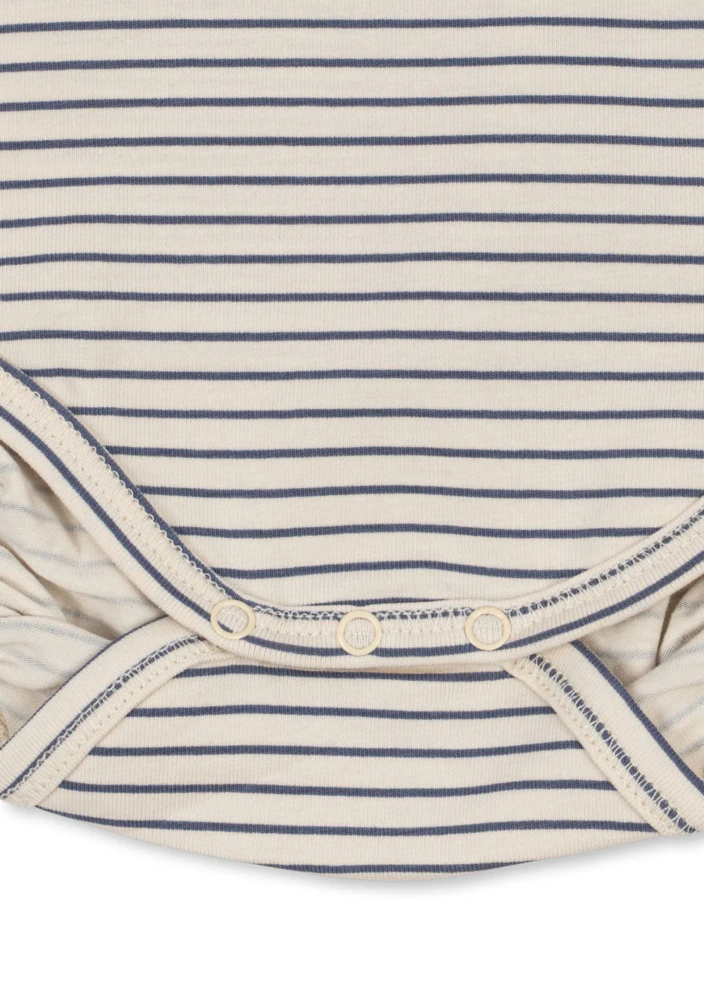 Konges Sløjd Basic newborn romper stripe como biokatoen