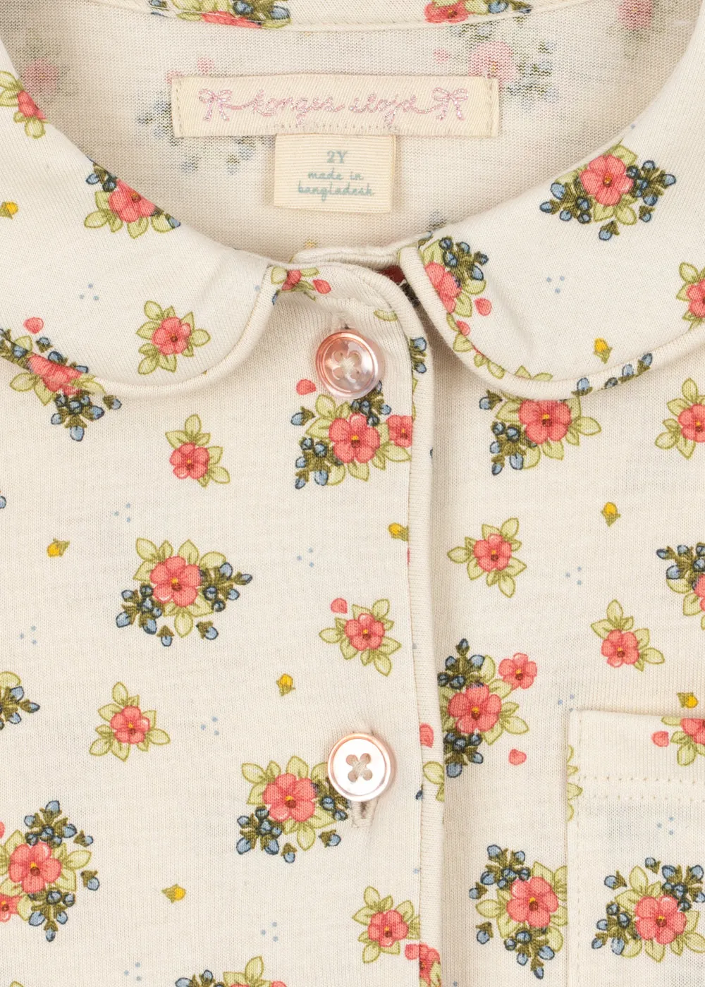 Konges Sløjd Pio Set pyjama rosetto biokatoen