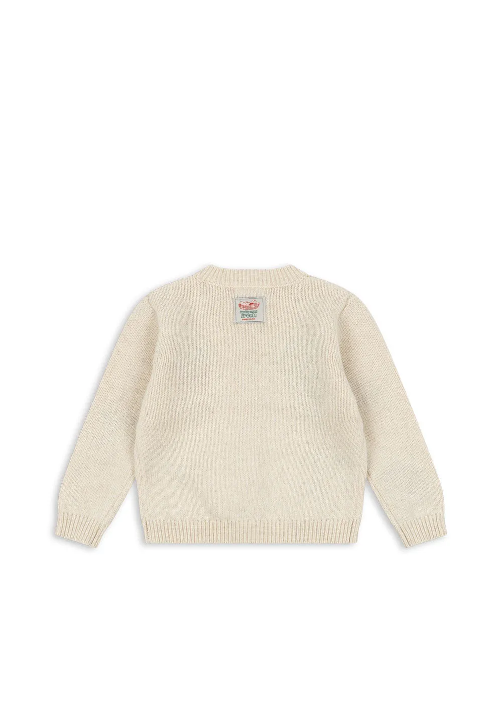 Konges Sløjd Fruity Cardigan vest summer sand wolmix