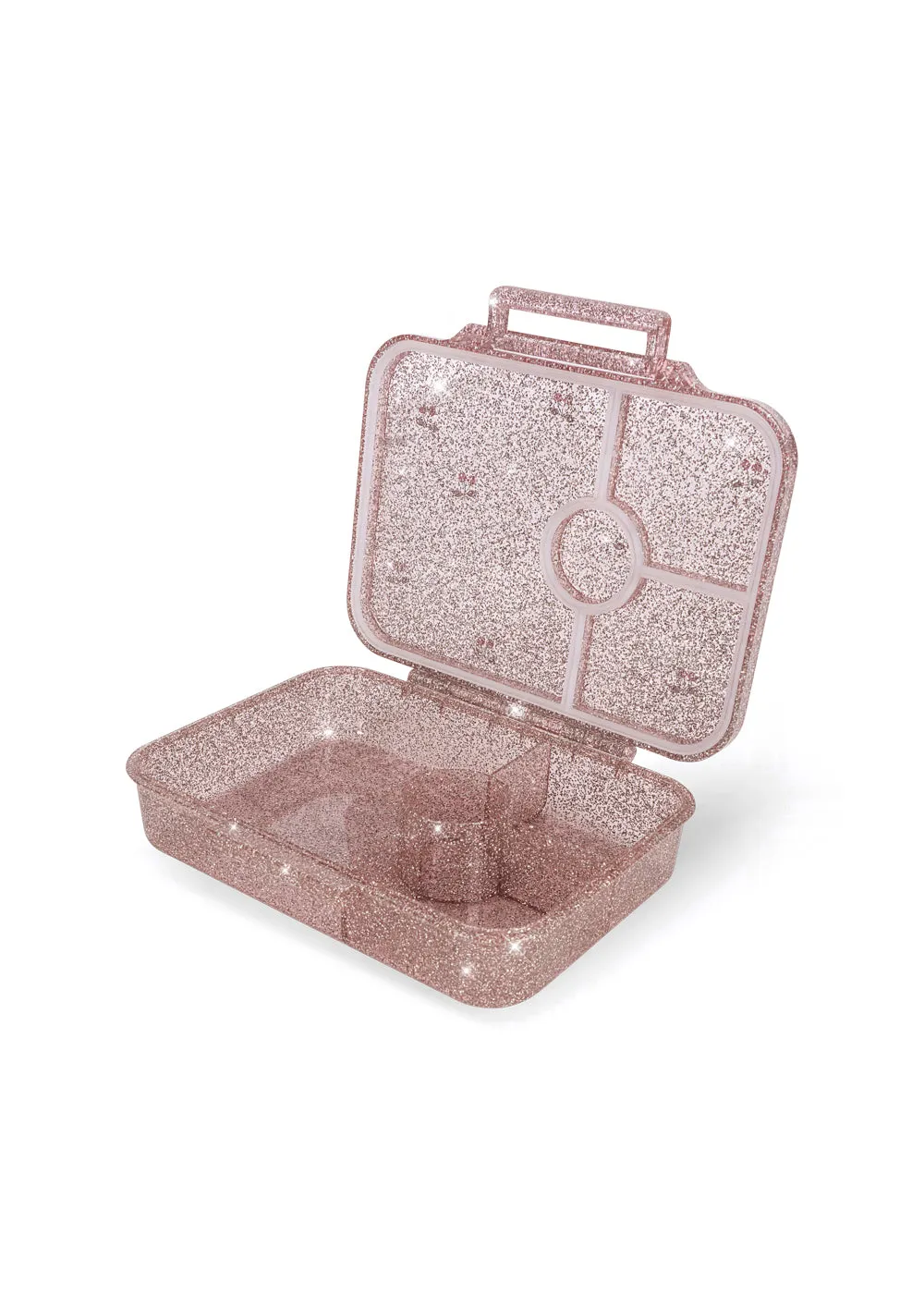Konges Sløjd Bento lunchbox cherry glitter 4-vaks