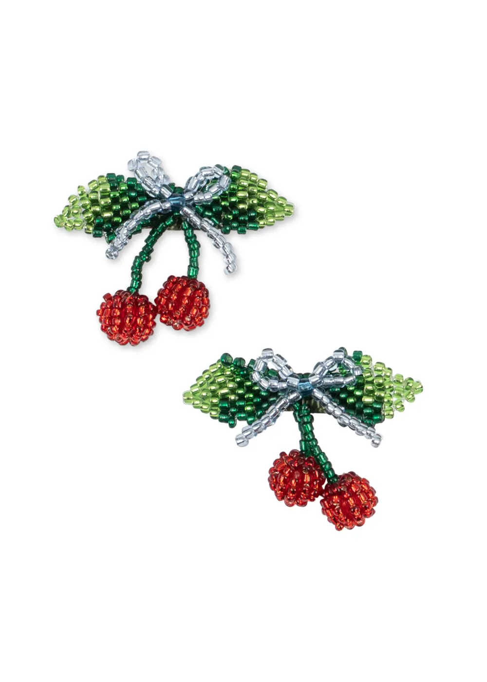 Konges Sløjd Cherry haarclips kersen kralen 2-pack