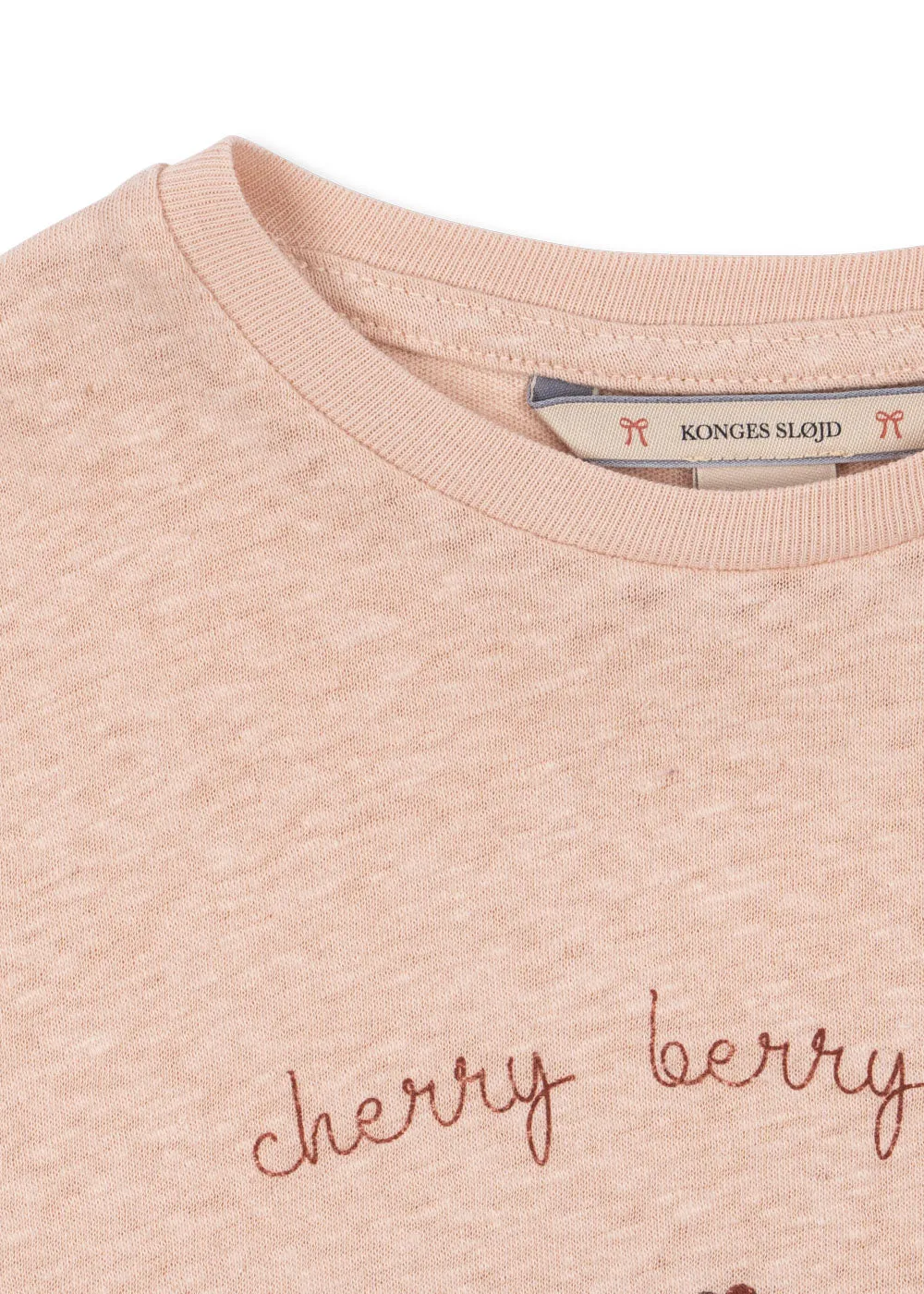 Konges Sløjd Era T-shirt cameo rose linnenmix