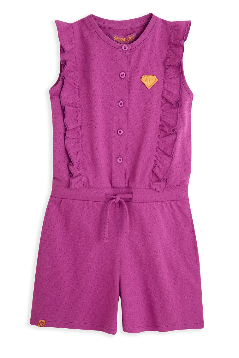 4PRESIDENT Natasha.FF Purple playsuit paars stippen