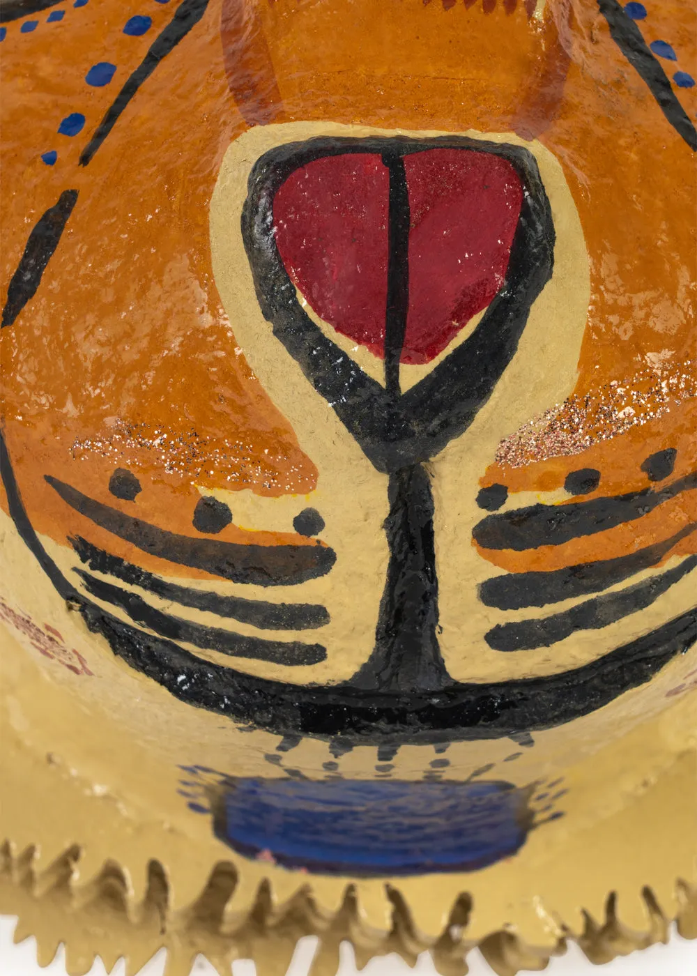 Konges Sløjd Tijger Wanddecoratie Tiger Papier-maché
