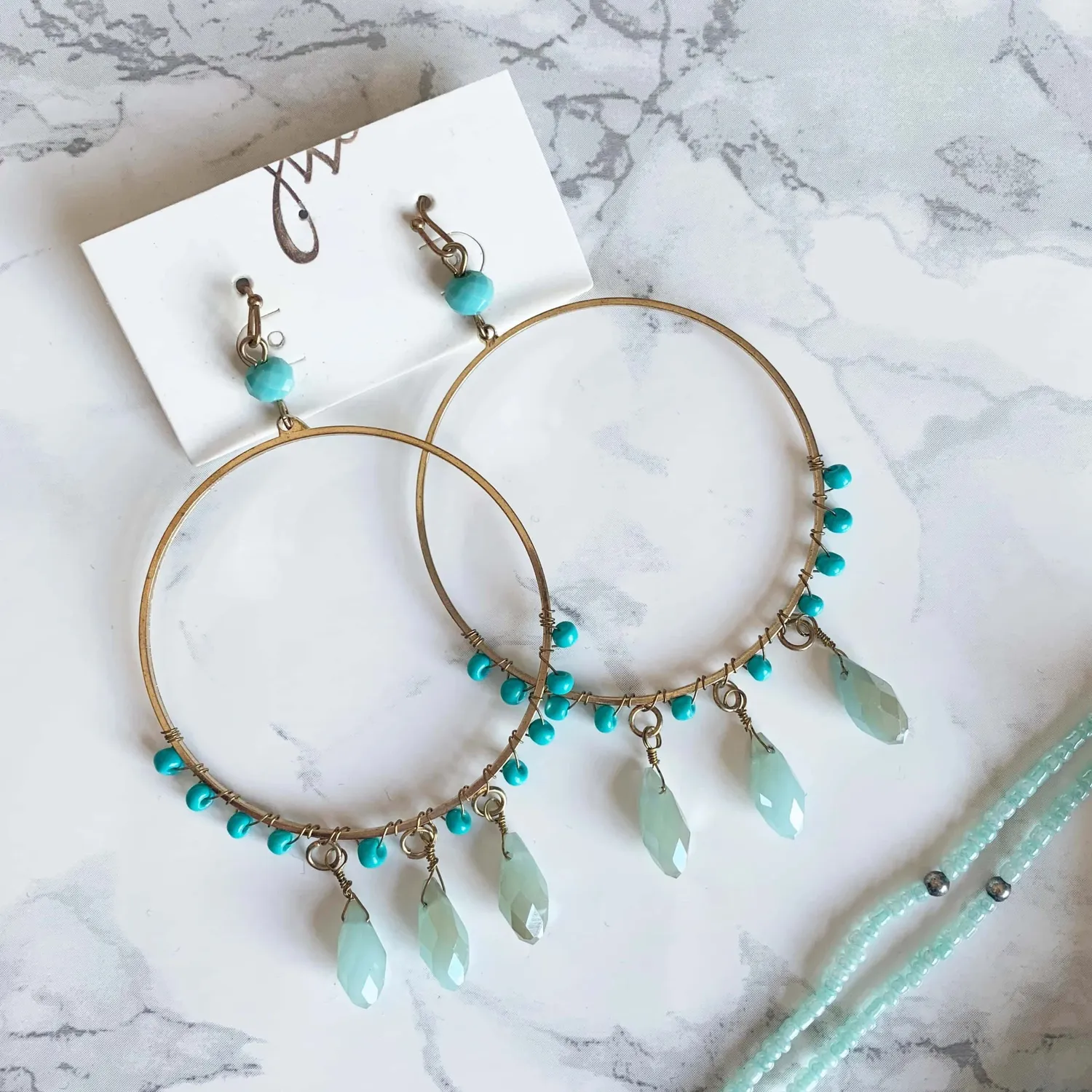 Soda Fashion Ring Hangers Goud Groen verstelbaar